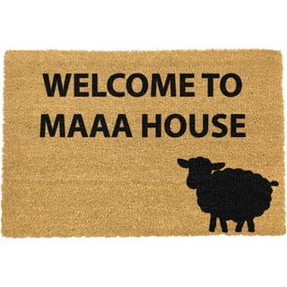 Covoraș intrare din fibre de cocos Artsy Doormats Welcome to Maaa House, 40 x 60 cm