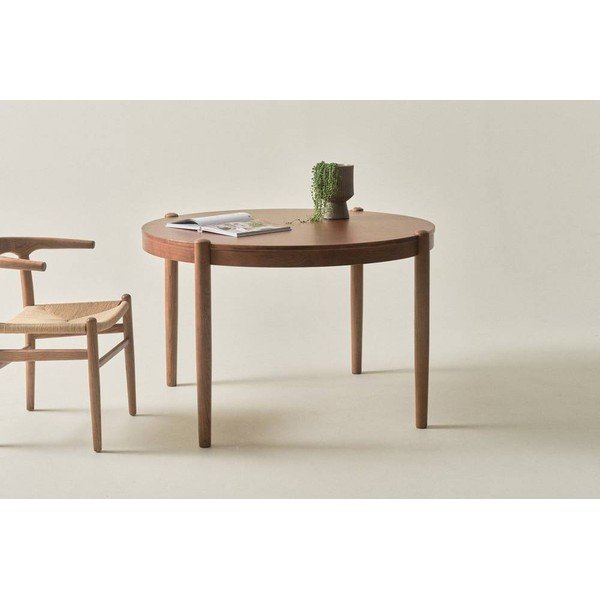 Masă de dining rotundă din lemn de ulm ø 120 cm Nattavaara – Jotex-image-1