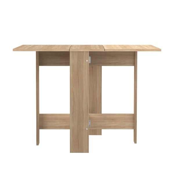 Masă de dining extensibilă cu aspect de lemn de stejar 76x28 cm Papillon – TemaHome-image-4