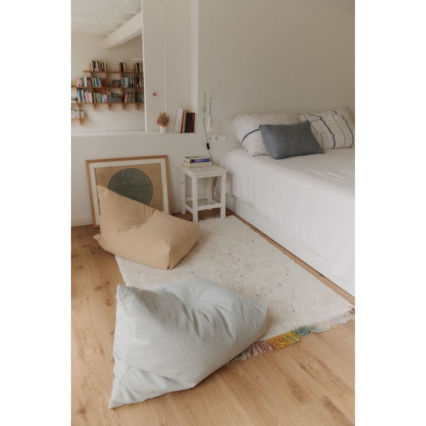 Fotoliu puf pentru copii albastru prăfuit Cleo Blue Sage – Lorena Canals-image-2