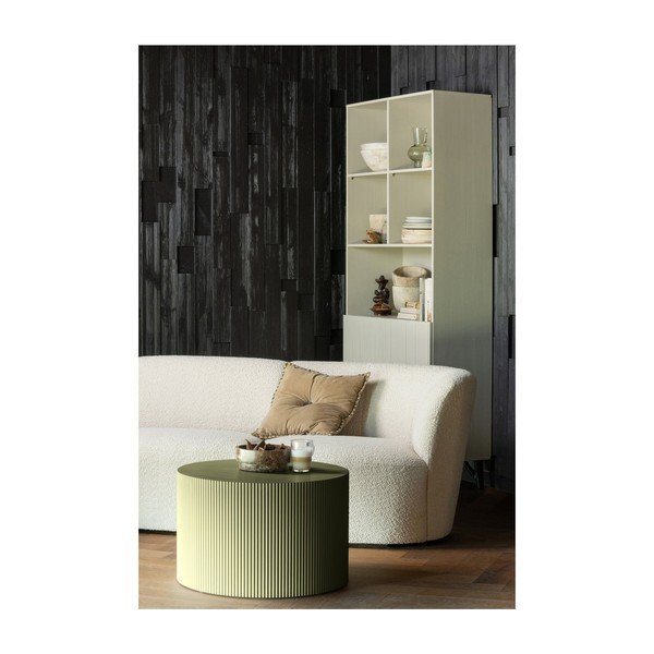 Măsuță de cafea kaki rotundă ø 60 cm Sanne – WOOOD-image-1