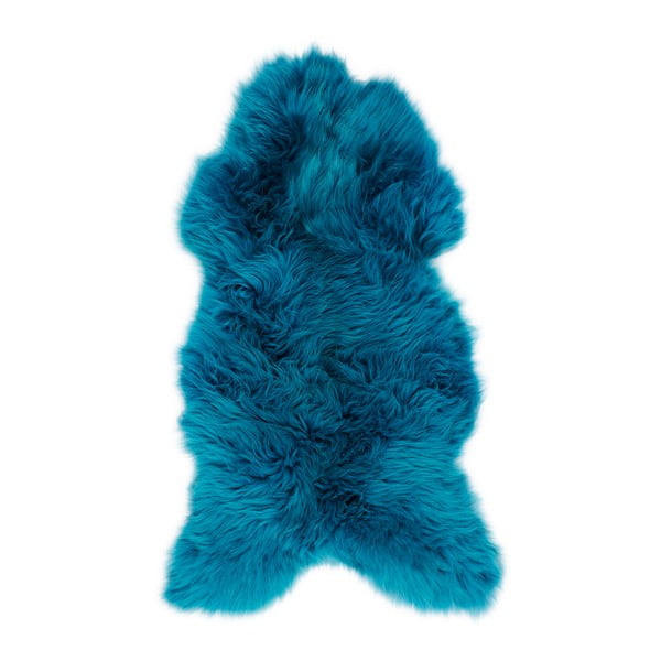 Blană de oaie Arctic Fur Lina, 100 x 60 cm, albastru