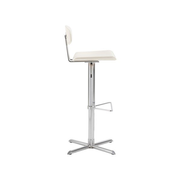 Scaun de bar Actona Blaise, alb-image-1