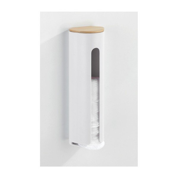 Recipient pentru dischete demachiante Wenko Laresa, alb-image-2