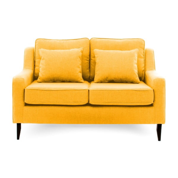Canapea cu 2 locuri Vivonita Bond, galben