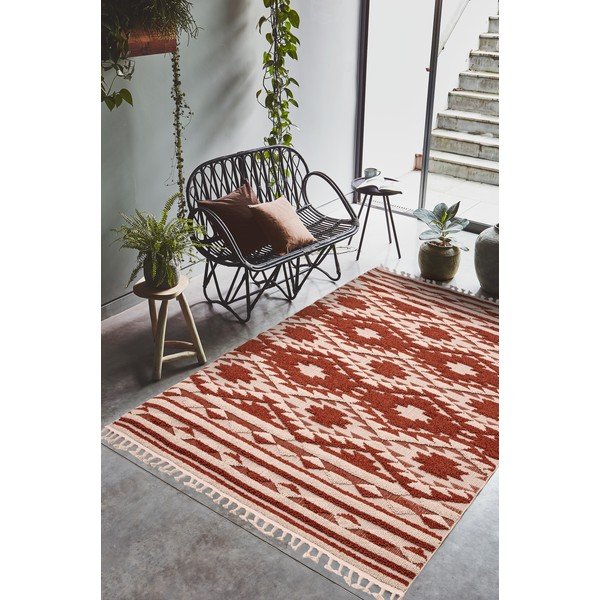 Covor Asiatic Carpets Taza, 160 x 230 cm, portocaliu-image-4