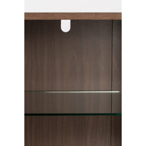 Comodă cu aspect de lemn de nuc Zuiver Barbier, maro-image-3