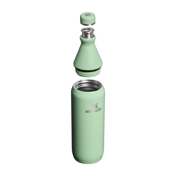 Sticlă termică verde salvie din oțel inoxidabil 600 ml All Day Slim Bottle Pistachio Gloss – Stanley-image-1