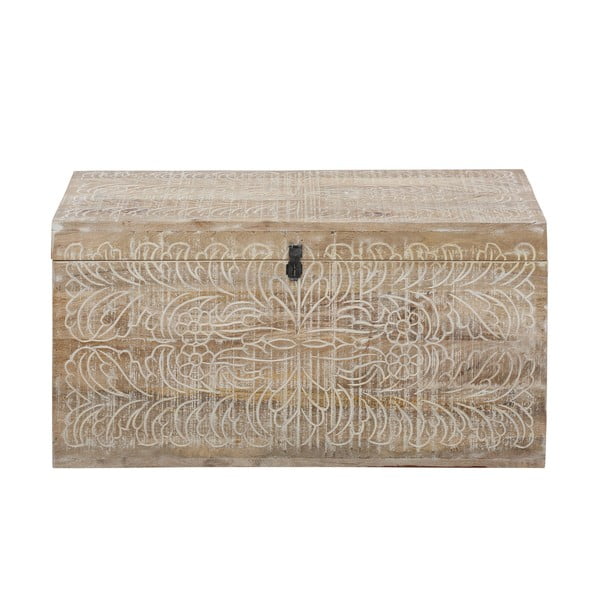 Cufăr în culoare naturală din lemn de mango 45x50 cm Malati – Støraa