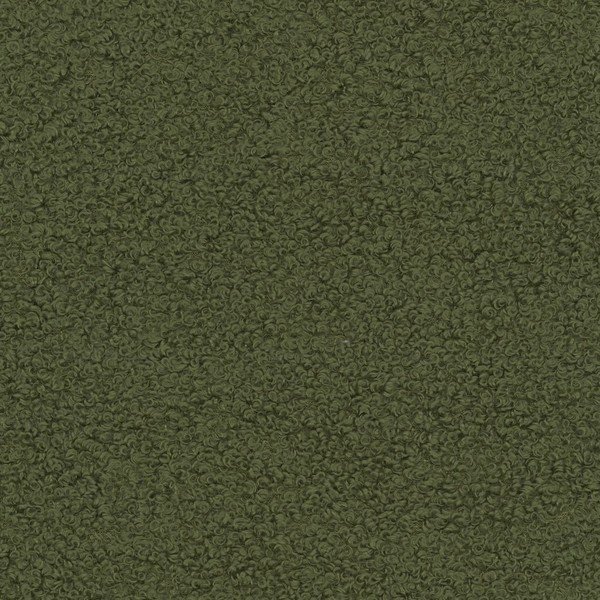 Puf verde cu tapițerie din țesătură bouclé Jenny – Micadoni -image-2
