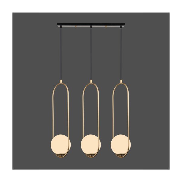 Lustră Squid Lighting Arch, înălțime 146 cm, auriu-image-1
