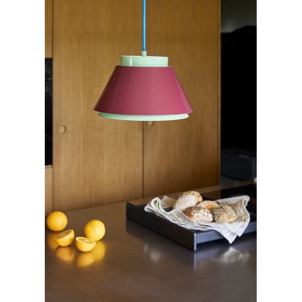 Lustră roșie/verde din metal ø 25 cm Remi – Hübsch-image-1