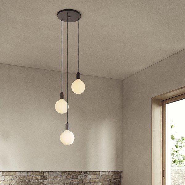 Lustră gri închis cu intensitate reglabilă ø 25 cm Triple Pendant – tala-image-1