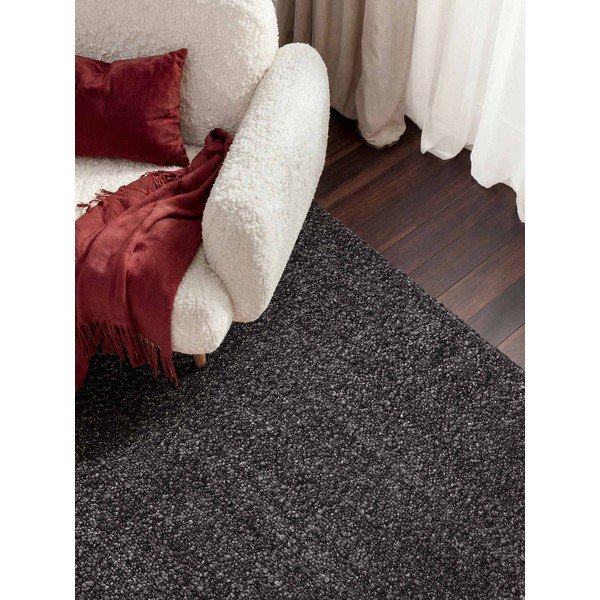 Covor gri închis țesut manual din material bouclé 160x230 cm Notting Hill Portobello – Ted Baker-image-1