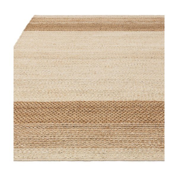 Covor bej reversibil/țesut manual din iută 120x170 cm Cedar – Asiatic Carpets-image-4