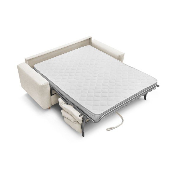 Canapea bej pentru dormitul zilnic/extensibilă 200 cm Cocoone – Bobochic Paris-image-3