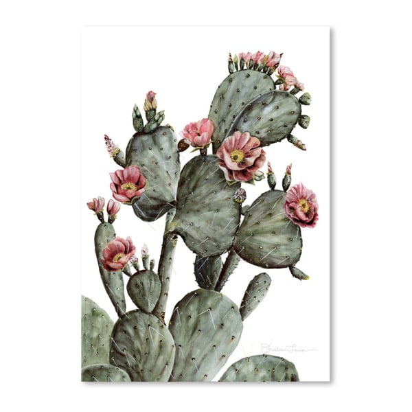 Poster Americanflat Prickly Pear by Shealeen Louise, 30 x 42 cm