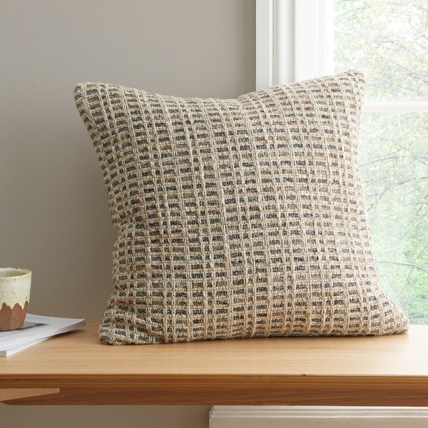 Pernă decorativă 45x45 cm Amble – Bianca-image-1