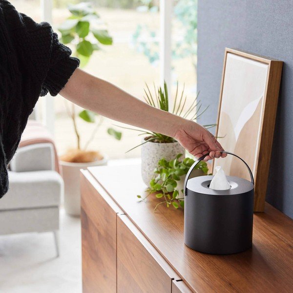 Cutie pentru șervețele din metal Tower – YAMAZAKI-image-2