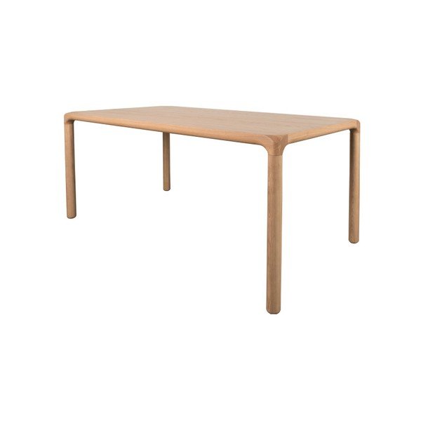 Masă de dining cu aspect de lemn de frasin 90x220 cm Storm – Zuiver-image-4