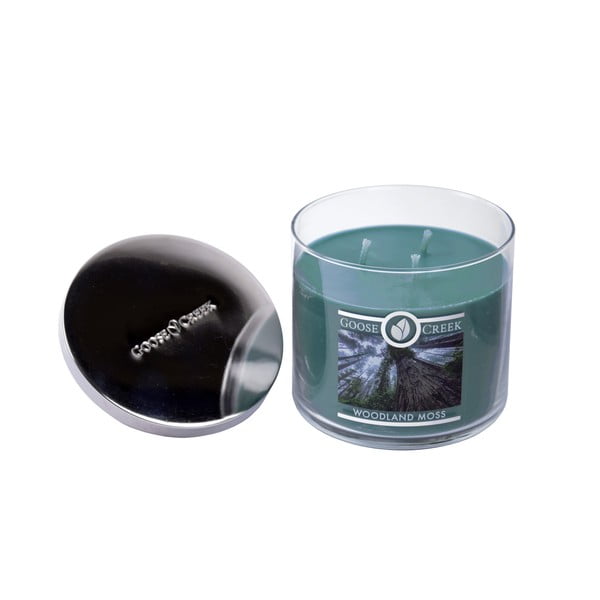 Lumânare parfumată în recipient de sticlă Goose Creek Woodland Moss, 35 ore de ardere-image-2