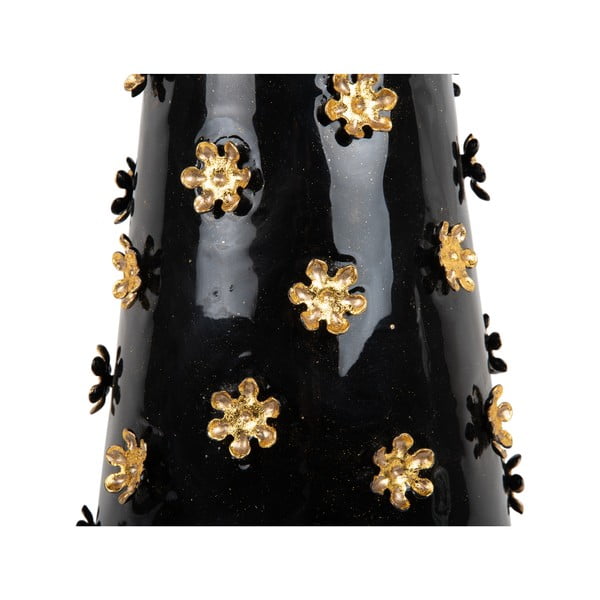 Măsuță auxiliară rotundă din metal ø 50 cm Golden Flowers – Leitmotiv-image-2