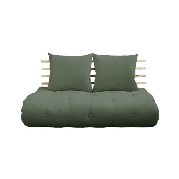 Canapea variabilă Karup Shin Sano Natural, verde
