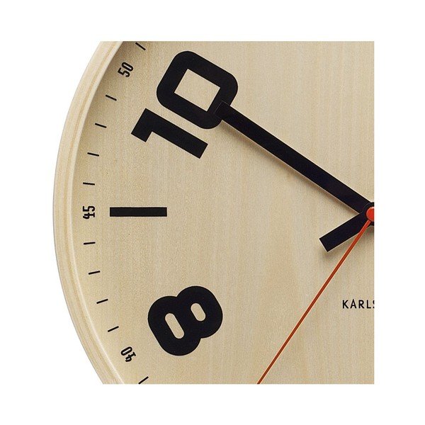 Ceas Pure Black Numbers-image-1