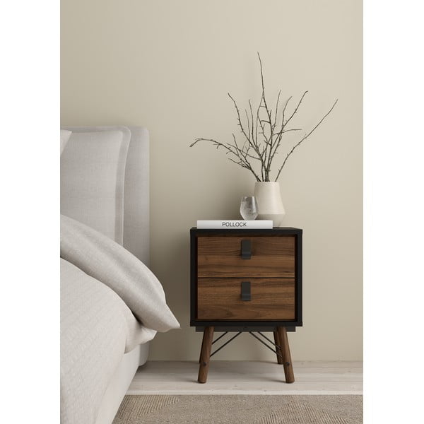 Noptieră maro închis Ry – Tvilum-image-1