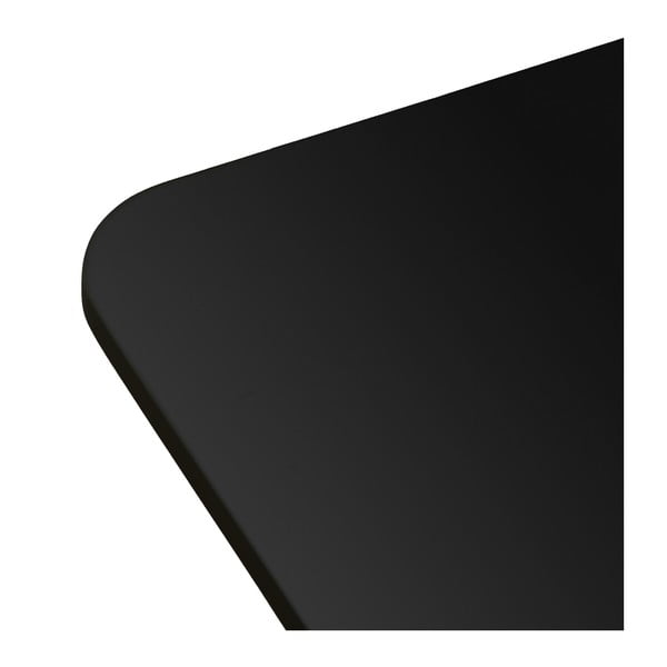 Masă de dining neagră cu blat negru 80x120 cm – Casa Selección-image-2