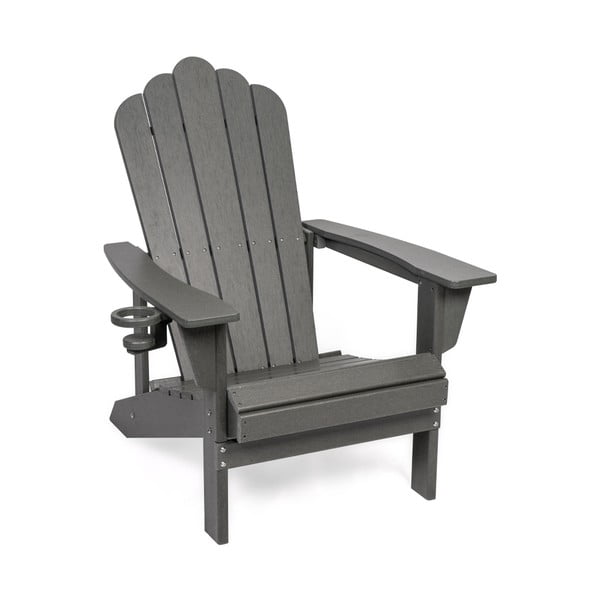 Fotoliu de grădină gri din plastic Adirondack – Bonami Selection