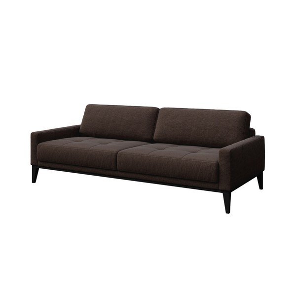 Canapea MESONICA Musso Tufted, maro, 210 cm-image-2