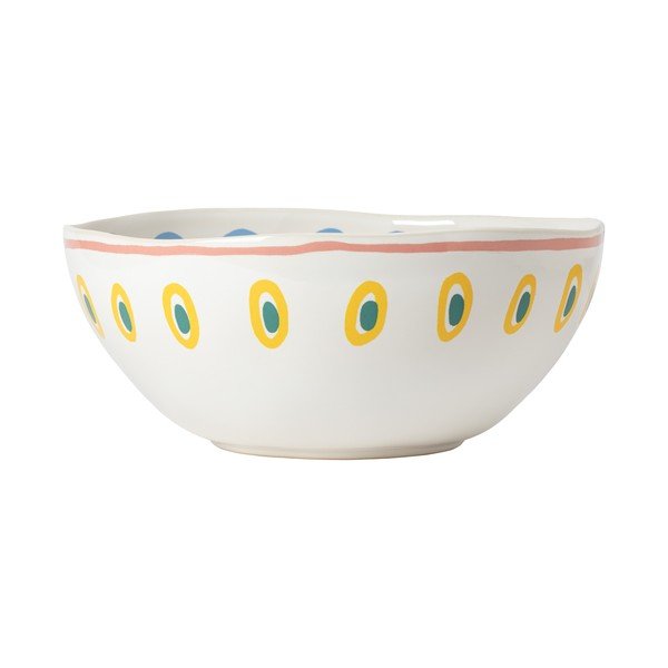 Bol alb din gresie ø 28 cm Summer Bliss – Costa Nova-image-3