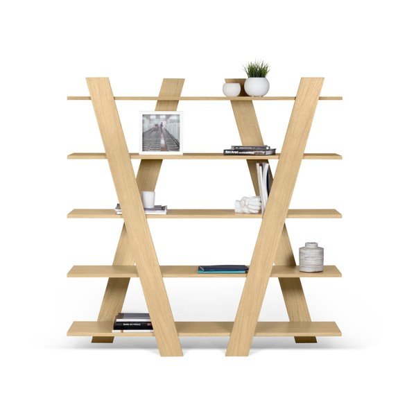 Bibliotecă TemaHome Wind, decor stejar-image-2