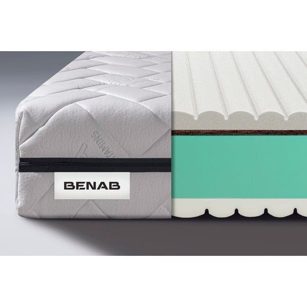 Saltea mediu-fermă/extra dură din spumă reversibilă 160x200 cm BuonaNotte HR BIO – BENAB-image-1