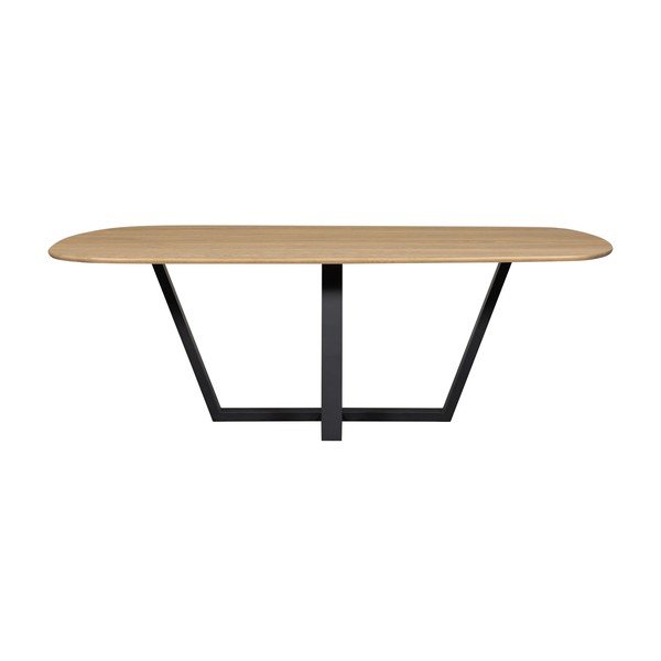 Masă de dining cu blat din lemn de stejar 100x220 cm Tablo – WOOOD