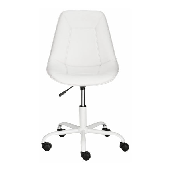 Scaun confortabil de birou Støraa Carl, alb-image-1