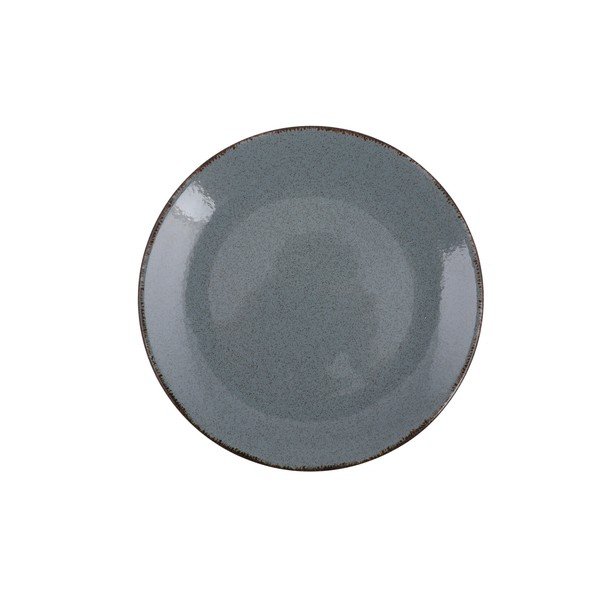 Set veselă 24 piese din porțelan Kütahya Porselen Classic, gri-image-4