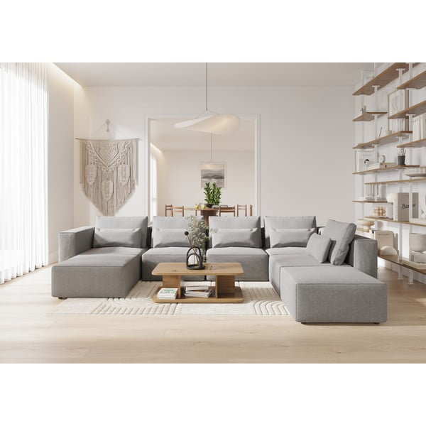 Modul pentru canapea gri (cu colț variabil) Riposo Ottimo – Sit Sit-image-3