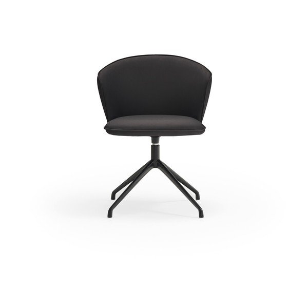 Set de scaune de sufragerie negru 2 buc. tapițat Add – Teulat-image-1