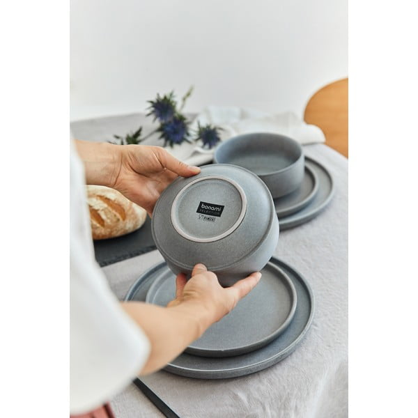 Set de 12 vase din gresie gri Bonami Selection Malia-image-2