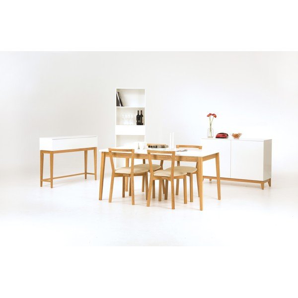 Masă dining Woodman Blanco, 165 x 90 cm-image-4