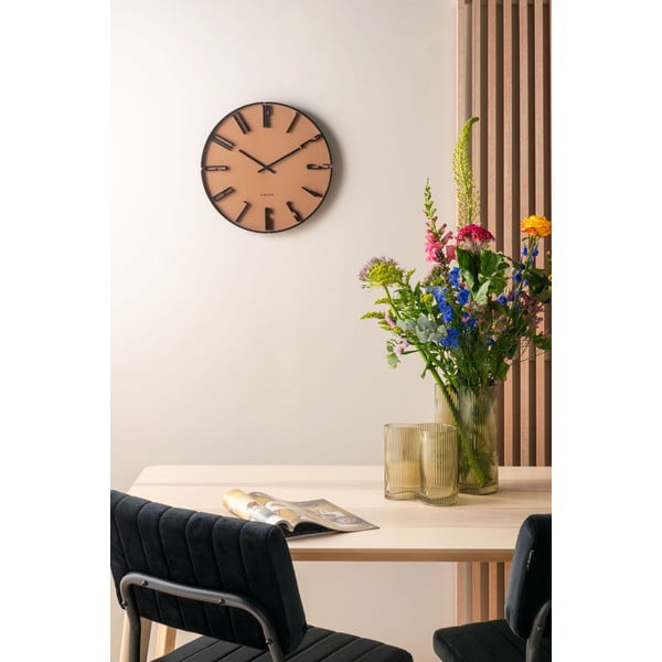 Vază din sticlă PT LIVING Wave, înălțime 27 cm, maro deschis-image-1