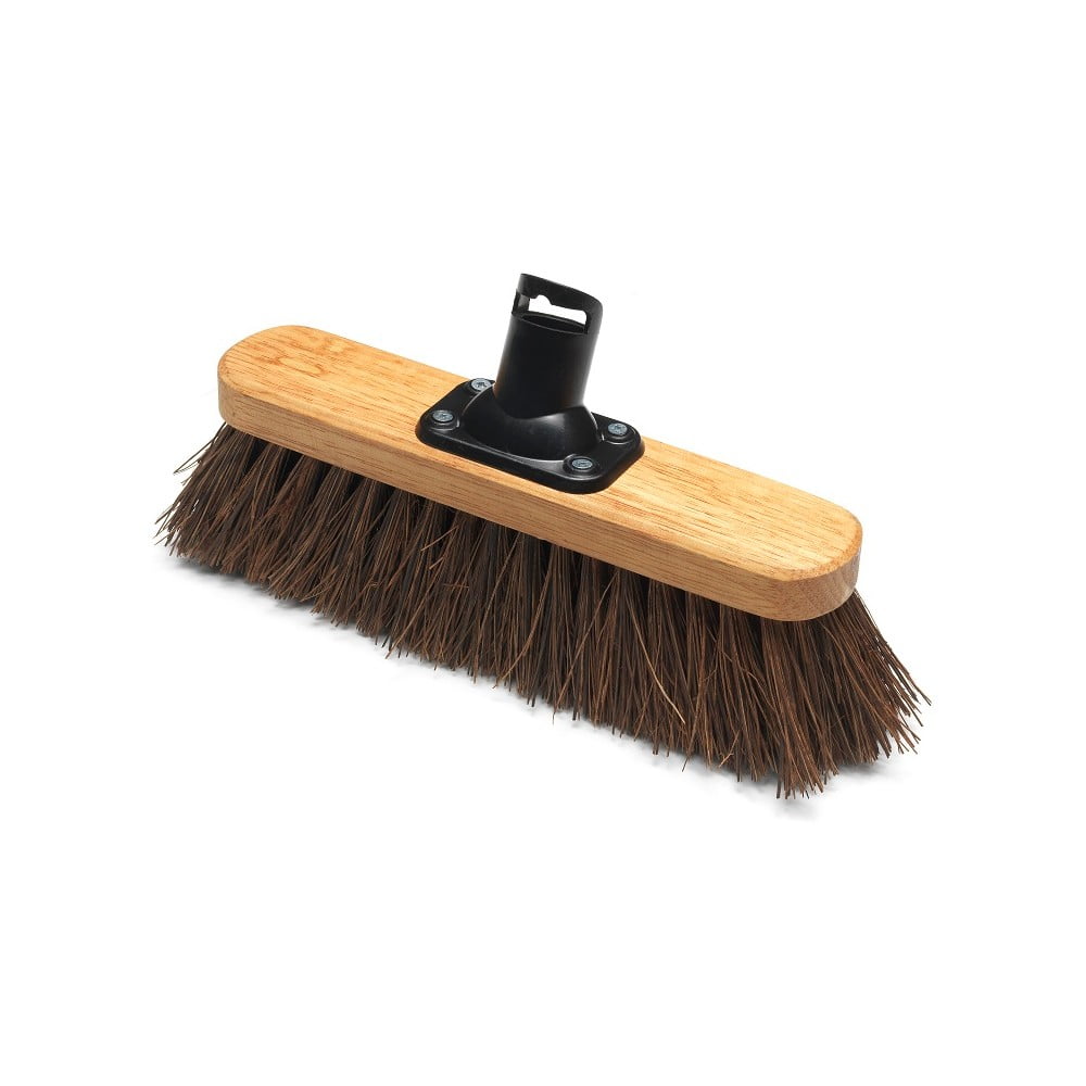 Cap pentru mătură cu fibre dure de palmier Addis Varnished, 27,5 cm