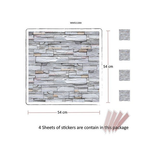 Autocolant Walplus Stone Pattern-image-2