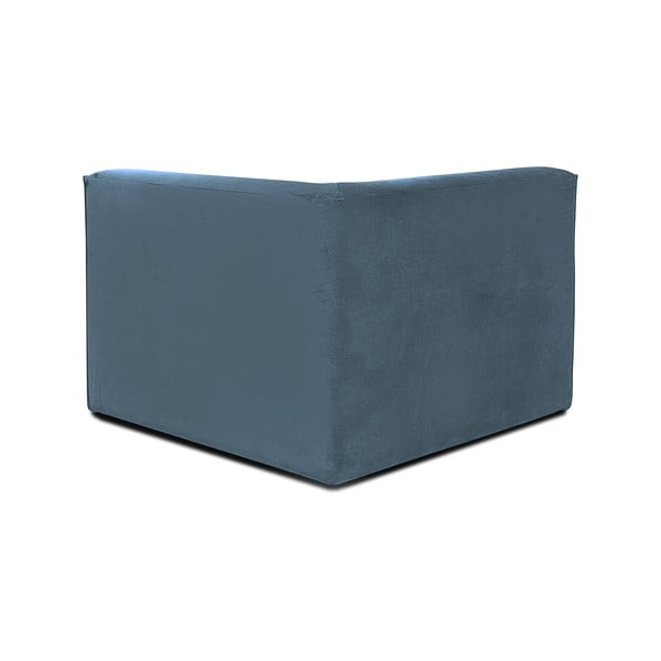 Modul pentru canapea albastru cu tapițerie din catifea reiată  (cu colț variabil) Sting – Scandic-image-2