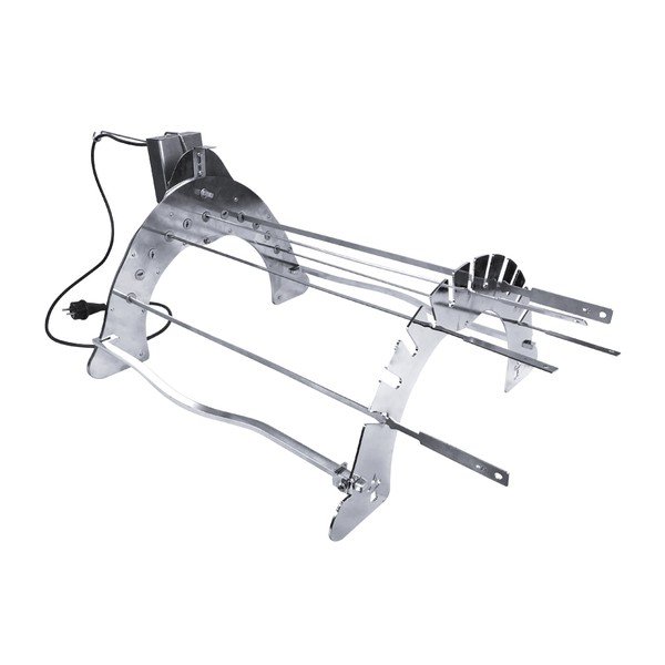 Suport pentru grătar din oțel cromat Rotisserie Set – Remundi
