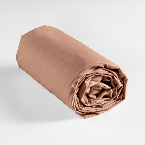 Cearceaf somon din bumbac cu elastic 160x200 cm Lina – douceur d'intérieur-image-3