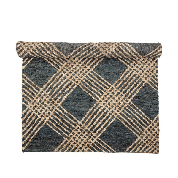 Covor gri antracit din iută 150x245 cm Cat – Bloomingville-image-2