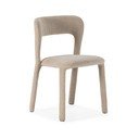 Scaun de living bej tapițat Lilia – MOME
